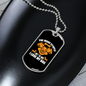 More People Necklace Stainless Steel or 18k Gold Dog Tag 24" Chain-Express Your Love Gifts