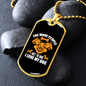 More People Necklace Stainless Steel or 18k Gold Dog Tag 24" Chain-Express Your Love Gifts