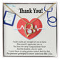 Most Compassionate Healthcare Medical Worker Nurse Appreciation Gift Forever Necklace w Message Card-Express Your Love Gifts