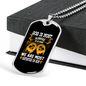 Most Glorified Christian Necklace Stainless Steel or 18k Gold Dog Tag 24" Chain-Express Your Love Gifts