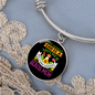 Mother Beagle Mom Bracelet Stainless Steel or 18k Gold Circle Bangle-Express Your Love Gifts