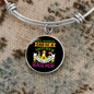Mother Beagle Mom Bracelet Stainless Steel or 18k Gold Circle Bangle-Express Your Love Gifts