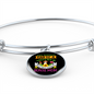 Mother Beagle Mom Bracelet Stainless Steel or 18k Gold Circle Bangle-Express Your Love Gifts