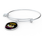 Mother Beagle Mom Bracelet Stainless Steel or 18k Gold Circle Bangle-Express Your Love Gifts
