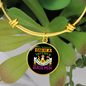 Mother Beagle Mom Bracelet Stainless Steel or 18k Gold Circle Bangle-Express Your Love Gifts