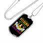 Mother Beagle Mom Necklace Stainless Steel or 18k Gold Dog Tag 24" Chain-Express Your Love Gifts