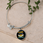 Mother Boxer Mom Bracelet Stainless Steel or 18k Gold Circle Bangle-Express Your Love Gifts