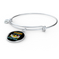 Mother Boxer Mom Bracelet Stainless Steel or 18k Gold Circle Bangle-Express Your Love Gifts