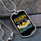 Mother Boxer Mom Necklace Stainless Steel or 18k Gold Dog Tag 24" Chain-Express Your Love Gifts