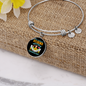 Mother Chihuahua Mom Bracelet Stainless Steel or 18k Gold Circle Bangle-Express Your Love Gifts