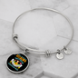 Mother Chihuahua Mom Bracelet Stainless Steel or 18k Gold Circle Bangle-Express Your Love Gifts