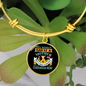 Mother Chihuahua Mom Bracelet Stainless Steel or 18k Gold Circle Bangle-Express Your Love Gifts