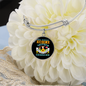 Mother Chihuahua Mom Bracelet Stainless Steel or 18k Gold Circle Bangle-Express Your Love Gifts
