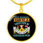 Mother Chihuahua Mom Circle Necklace Stainless Steel or 18k Gold 18-22"-Express Your Love Gifts