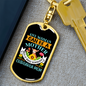 Mother Chihuahua Mom Keychain Stainless Steel or 18k Gold Dog Tag Keyring-Express Your Love Gifts