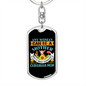 Mother Chihuahua Mom Keychain Stainless Steel or 18k Gold Dog Tag Keyring-Express Your Love Gifts