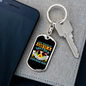 Mother Chihuahua Mom Keychain Stainless Steel or 18k Gold Dog Tag Keyring-Express Your Love Gifts