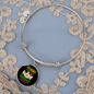 Mother Labrador Mom Bracelet Stainless Steel or 18k Gold Circle Bangle-Express Your Love Gifts