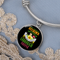 Mother Labrador Mom Bracelet Stainless Steel or 18k Gold Circle Bangle-Express Your Love Gifts