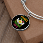 Mother Labrador Mom Bracelet Stainless Steel or 18k Gold Circle Bangle-Express Your Love Gifts