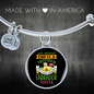 Mother Labrador Mom Bracelet Stainless Steel or 18k Gold Circle Bangle-Express Your Love Gifts
