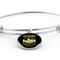 Mother Labrador Mom Bracelet Stainless Steel or 18k Gold Circle Bangle-Express Your Love Gifts