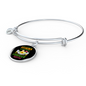 Mother Labrador Mom Bracelet Stainless Steel or 18k Gold Circle Bangle-Express Your Love Gifts