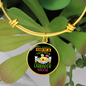 Mother Labrador Mom Bracelet Stainless Steel or 18k Gold Circle Bangle-Express Your Love Gifts