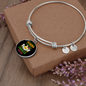 Mother Labrador Mom Bracelet Stainless Steel or 18k Gold Circle Bangle-Express Your Love Gifts
