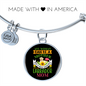 Mother Labrador Mom Bracelet Stainless Steel or 18k Gold Circle Bangle-Express Your Love Gifts