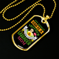 Mother Labrador Mom Necklace Stainless Steel or 18k Gold Dog Tag 24" Chain-Express Your Love Gifts