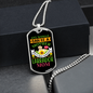 Mother Labrador Mom Necklace Stainless Steel or 18k Gold Dog Tag 24" Chain-Express Your Love Gifts