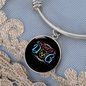 Mother of Dog Puppy Bracelet Stainless Steel or 18k Gold Circle Bangle-Express Your Love Gifts