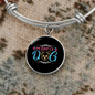 Mother of Dog Puppy Bracelet Stainless Steel or 18k Gold Circle Bangle-Express Your Love Gifts