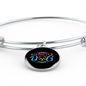 Mother of Dog Puppy Bracelet Stainless Steel or 18k Gold Circle Bangle-Express Your Love Gifts