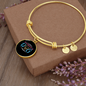 Mother of Dog Puppy Bracelet Stainless Steel or 18k Gold Circle Bangle-Express Your Love Gifts