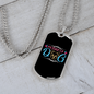 Mother of Dog Puppy Necklace Stainless Steel or 18k Gold Dog Tag 24" Chain-Express Your Love Gifts