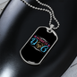 Mother of Dog Puppy Necklace Stainless Steel or 18k Gold Dog Tag 24" Chain-Express Your Love Gifts