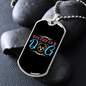 Mother of Dog Puppy Necklace Stainless Steel or 18k Gold Dog Tag 24" Chain-Express Your Love Gifts
