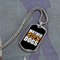 Mother Of Dogs Necklace Stainless Steel or 18k Gold Dog Tag 24" Chain-Express Your Love Gifts