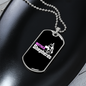Mother of Shepherds Necklace Stainless Steel or 18k Gold Dog Tag 24" Chain-Express Your Love Gifts