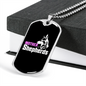 Mother of Shepherds Necklace Stainless Steel or 18k Gold Dog Tag 24" Chain-Express Your Love Gifts