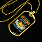 Mother Pomeranian Mom Necklace Stainless Steel or 18k Gold Dog Tag 24" Chain-Express Your Love Gifts