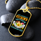 Mother Pomeranian Mom Necklace Stainless Steel or 18k Gold Dog Tag 24" Chain-Express Your Love Gifts