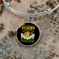 Mother Poodle Mom Bracelet Stainless Steel or 18k Gold Circle Bangle-Express Your Love Gifts
