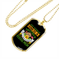 Mother Poodle Mom Necklace Stainless Steel or 18k Gold Dog Tag 24" Chain-Express Your Love Gifts