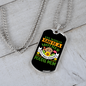 Mother Poodle Mom Necklace Stainless Steel or 18k Gold Dog Tag 24" Chain-Express Your Love Gifts