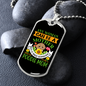 Mother Poodle Mom Necklace Stainless Steel or 18k Gold Dog Tag 24" Chain-Express Your Love Gifts