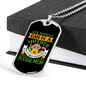 Mother Poodle Mom Necklace Stainless Steel or 18k Gold Dog Tag 24" Chain-Express Your Love Gifts