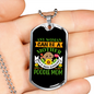 Mother Poodle Mom Necklace Stainless Steel or 18k Gold Dog Tag 24" Chain-Express Your Love Gifts